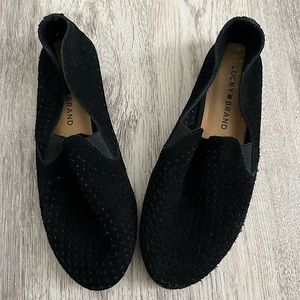 Lucky Brand Carthy Suede Loafer Flat